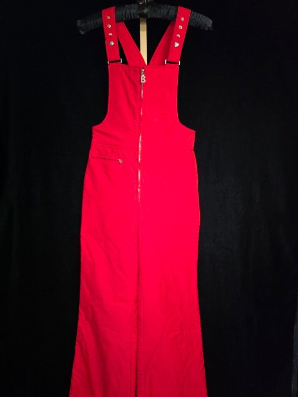 Vintage Bogner Red Ski Bib Overalls Women's size 10